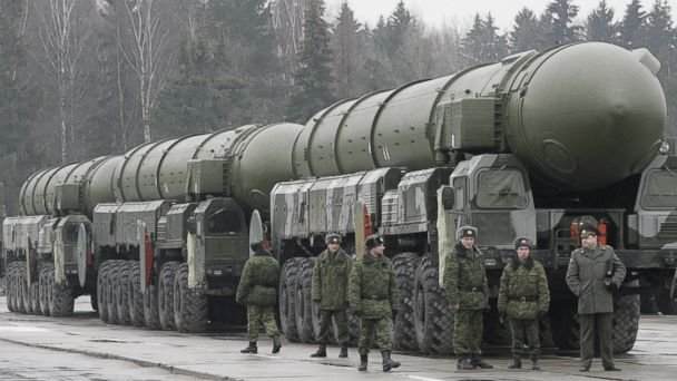 Russian ICBM carriers.