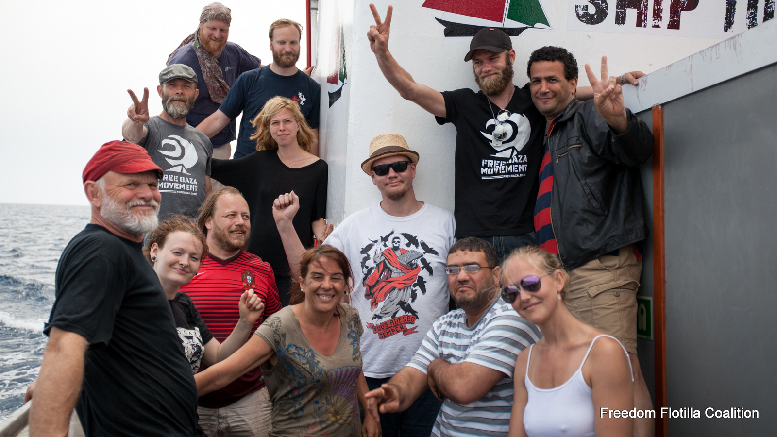 Marianne crew in Lisbon @Pablo Miranzo Rumbo a Gaza