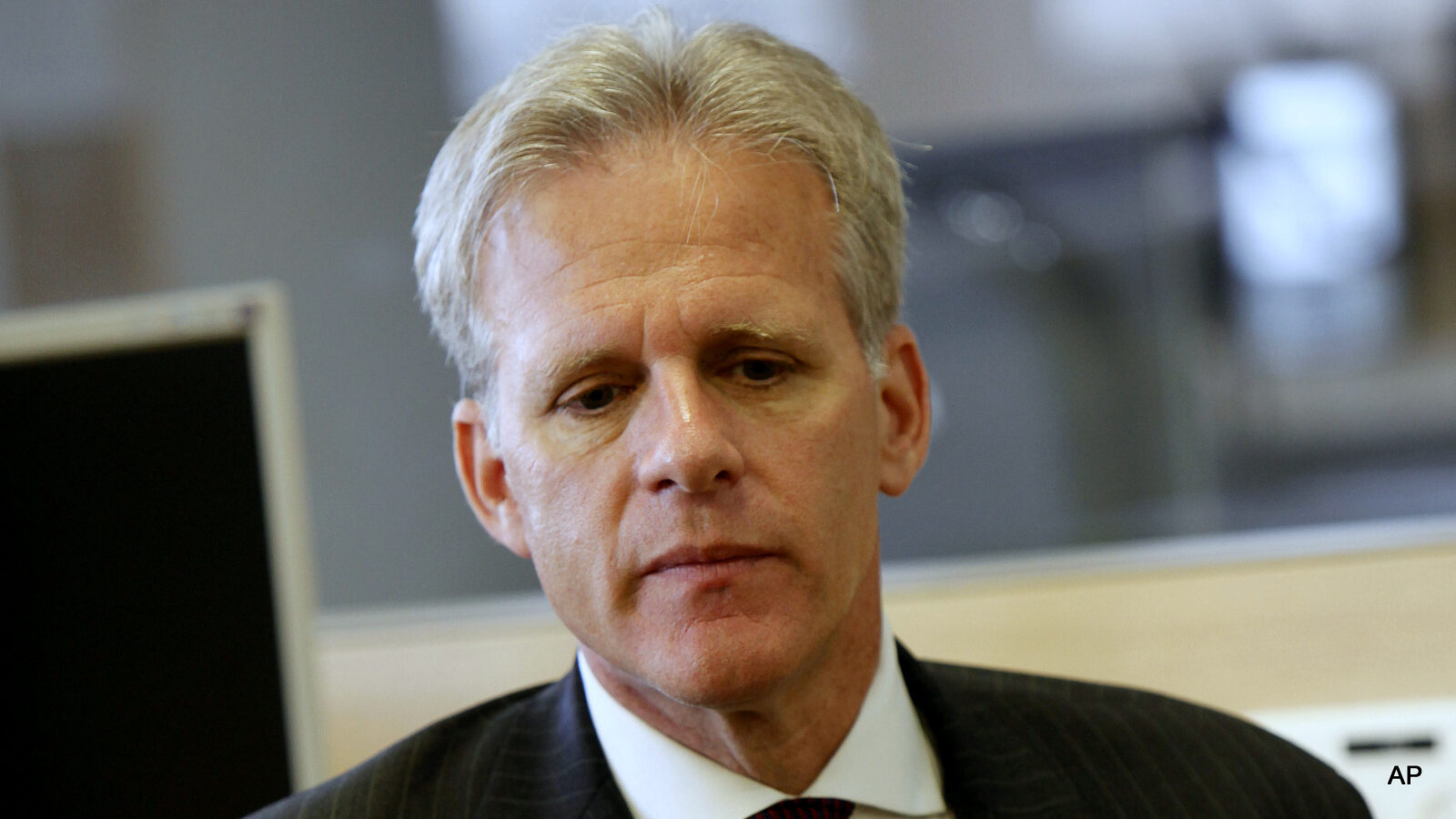 Michael Oren pauses during an exclusive interview