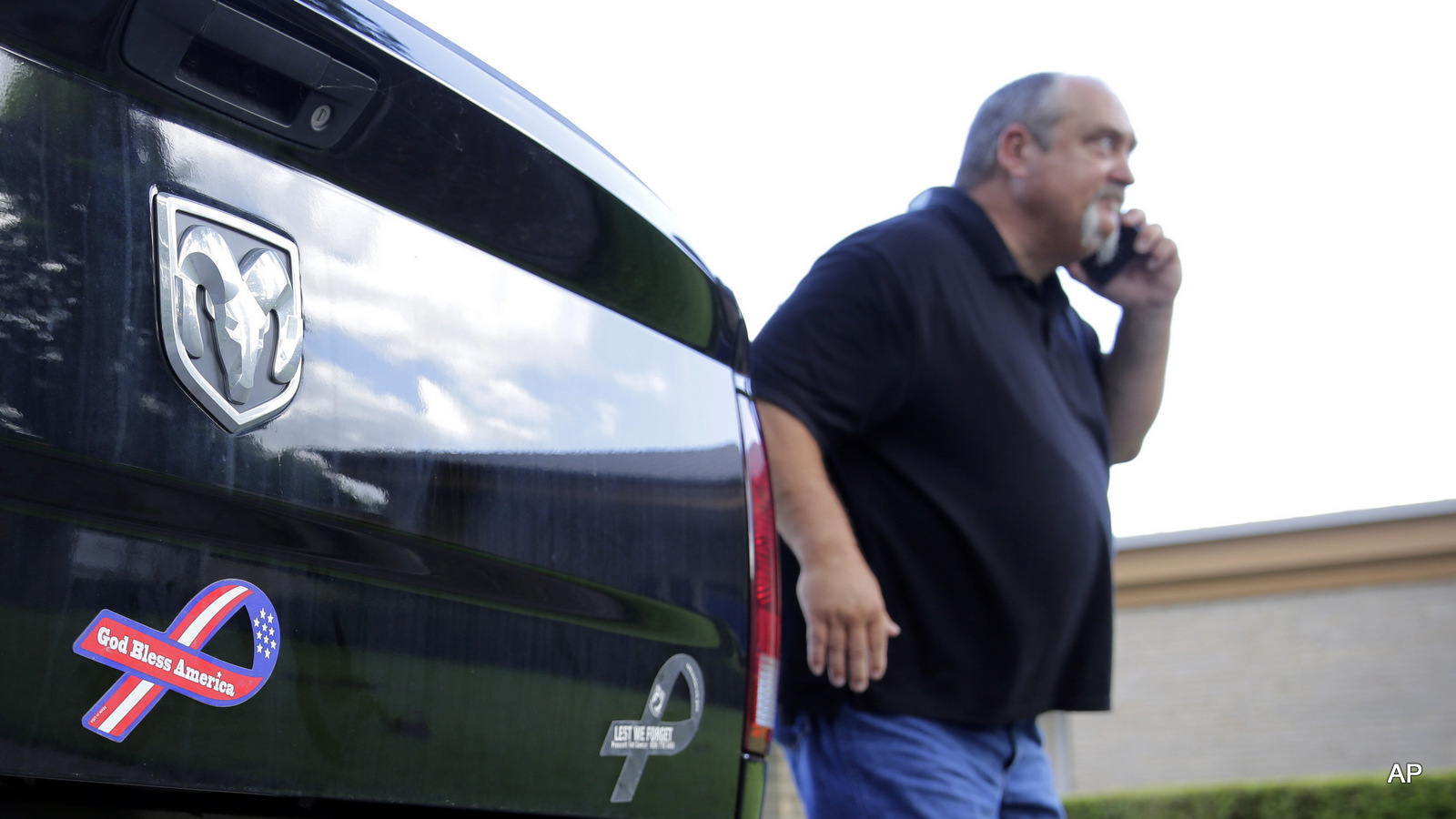 Eric Johnston, the Texas organizer for the civilian volunteer group monitoring Jade Helm 15 military training exercises, talks on the phone, Wednesday, July 15, 2015, in Bastrop, Texas.