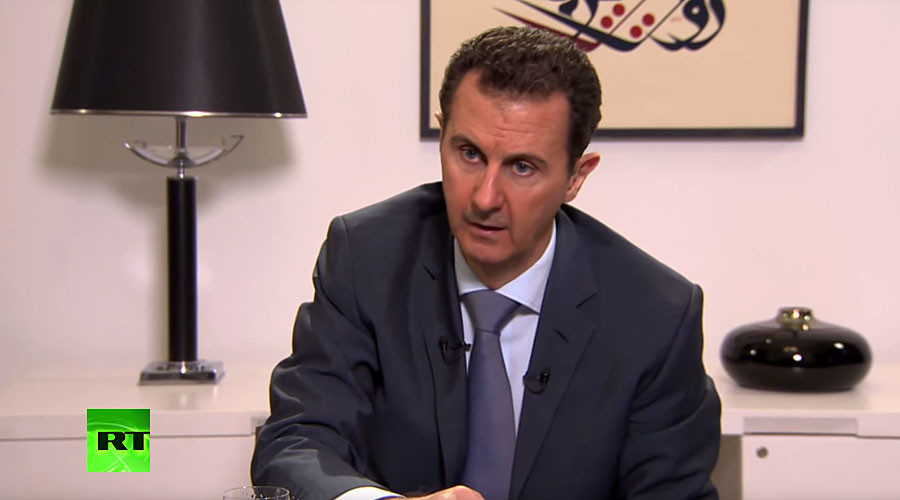 Bashar al-Assad: Cause of Syrian Civil War Is ISIS & Western Propaganda, Intervention