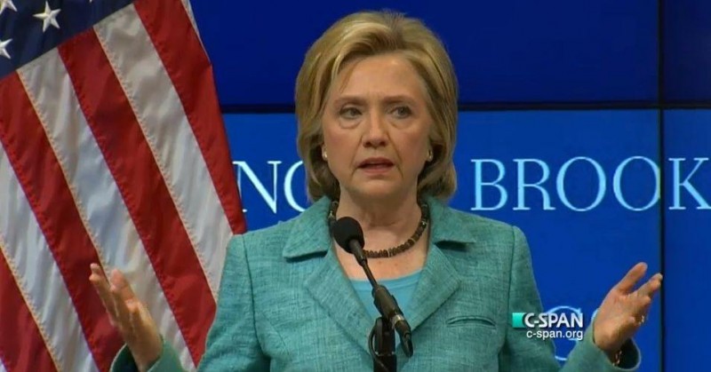 Hillary Clinton, frontrunner for the Democratic nomination, reflects on the Iran deal and lays out her foreign policy vision should she win the White House. (Screenshot via CSPAN)