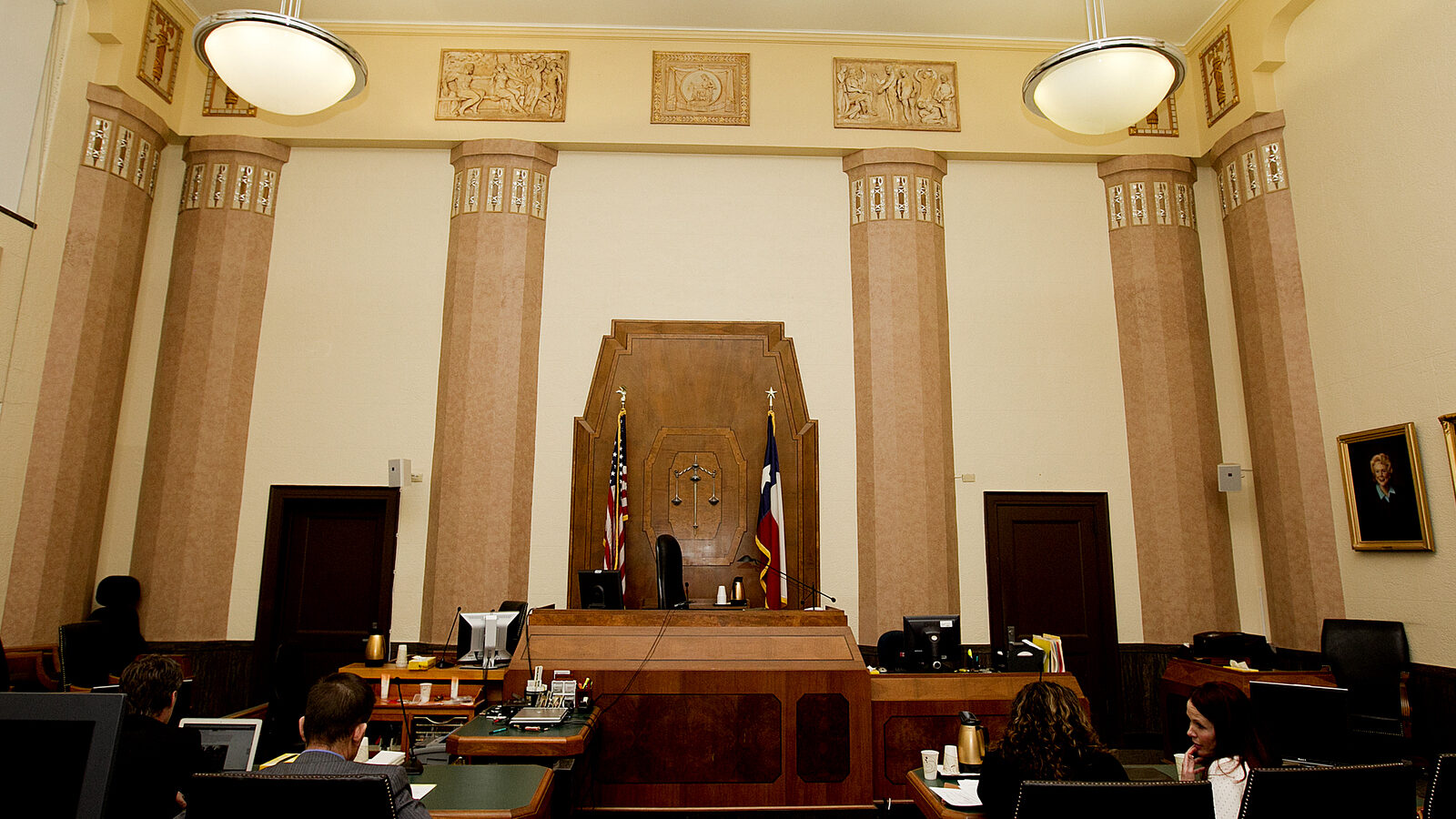 One of the original courtrooms in the Herman Marion Sweatt courthouse. Alberto Martínez AMERICAN-STATESMAN