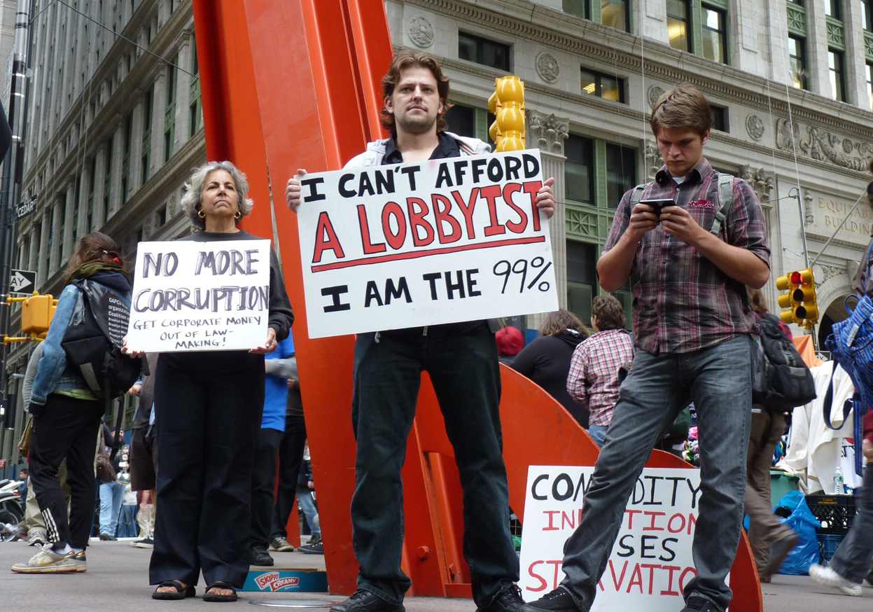 Occupy Wall Street protesters.