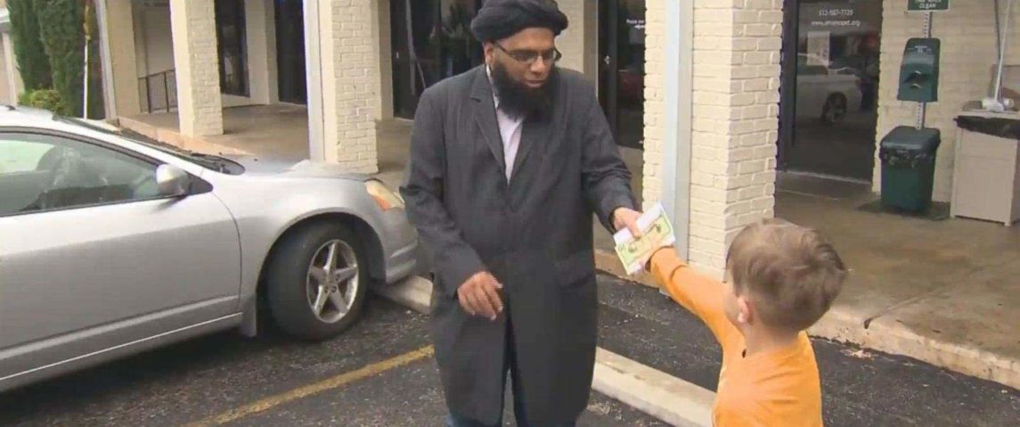 7-Year-Old Texas Boy Who Donated Piggy Bank to Vandalized Mosque Gets Surprise