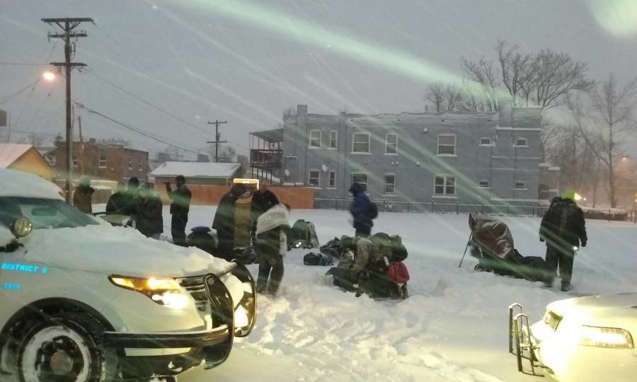 Denver Police Break Up Homeless Camp In Midst Of Winter Blizzard