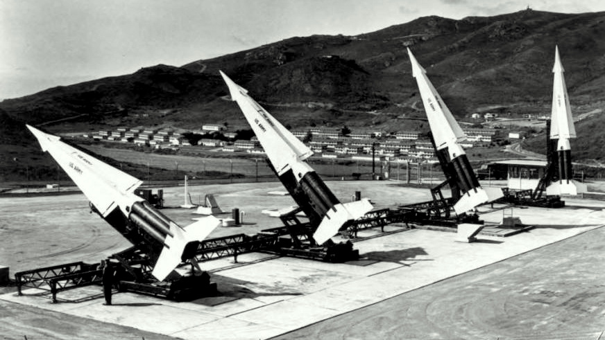 Nuclear missile launch site SF-88 in San Francisco, California.(1959). 