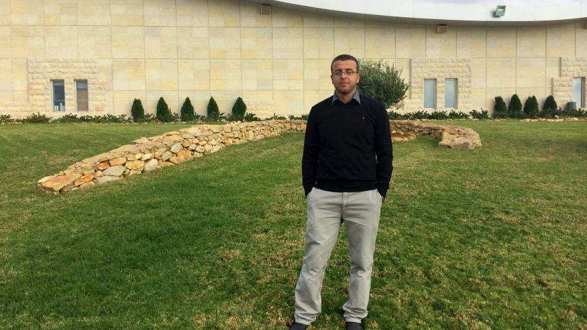 Detainee Mohammed al-Qeeq, a married father of two who works as a journalist in Ramallah. was arrested on November 21 for suspected incitement. (Photo: al-Qeeq family)