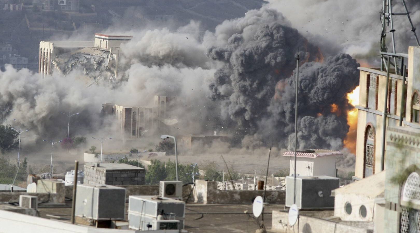 On Tuesday midnight Saudi Arabia continued its war crimes in Yemen by bombarding the Noor Center for Care and Rehabilitation of the blind.