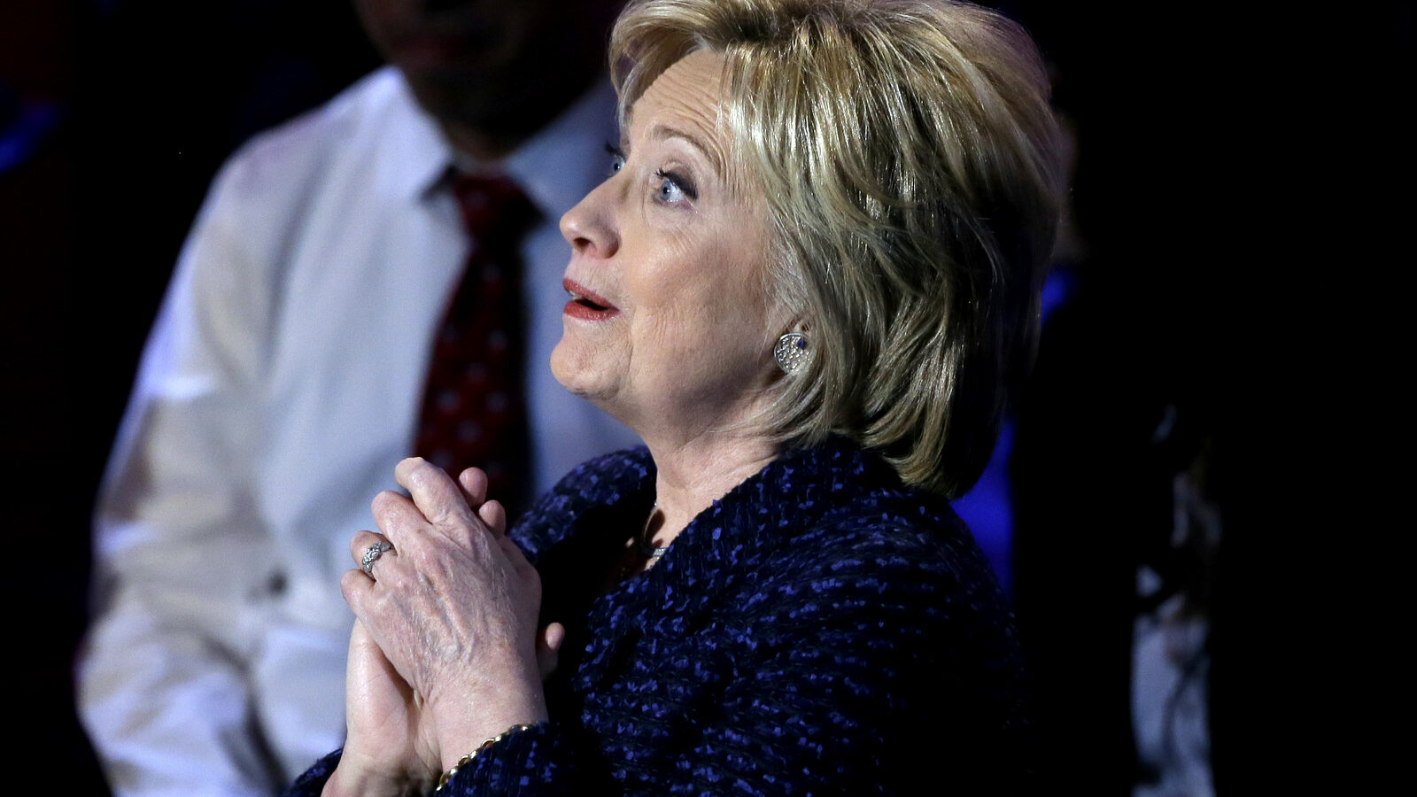 Democratic presidential candidate, Hillary Clinton gestures as she speaks during the Brown & Black Forum, Monday, Jan. 11, 2016, in Des Moines, Iowa. (AP Photo/Charlie Neibergall)