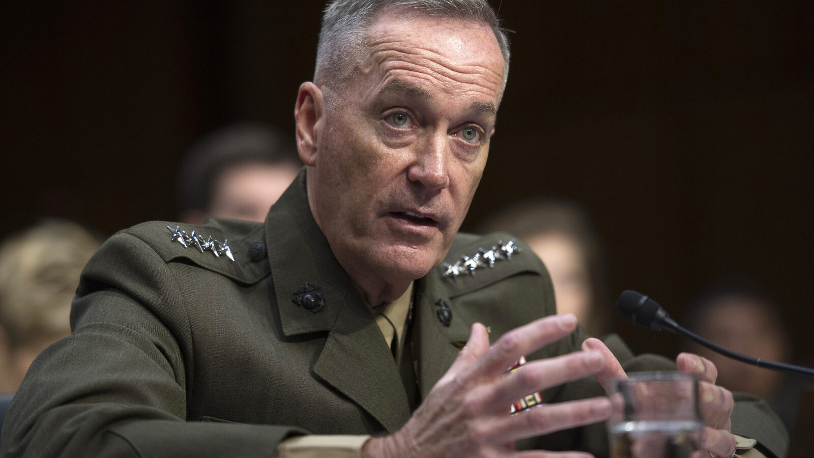 The chairman of the Joint Chiefs of Staff Gen. Joe Dunford has pushing for counter-ISIS offensive in Libya, now it's looks Obama may be taking Dunford's recommendations seriously. (AP Photo)