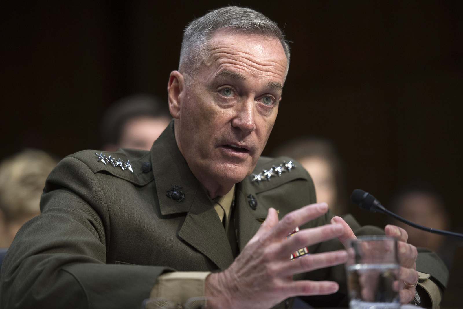 The chairman of the Joint Chiefs of Staff Gen. Joe Dunford has pushing for counter-ISIS offensive in Libya, now it's looks Obama may be taking Dunford's recommendations seriously. (AP Photo)