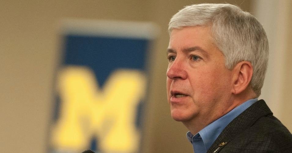 Only seven emails sent by Gov. Rick Snyder related to the city's water system were included in Wednesday's release. (Photo: AP)