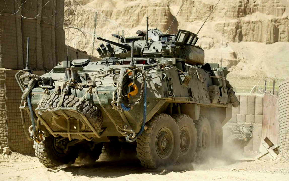 The LAV III armoured vehicle (AV) is the latest in the Generation III Light Armoured Vehicle (LAV) series of armoured cars built by General Dynamics Land Systems, and is the primary mechanized infantry vehicle of the Canadian Army.