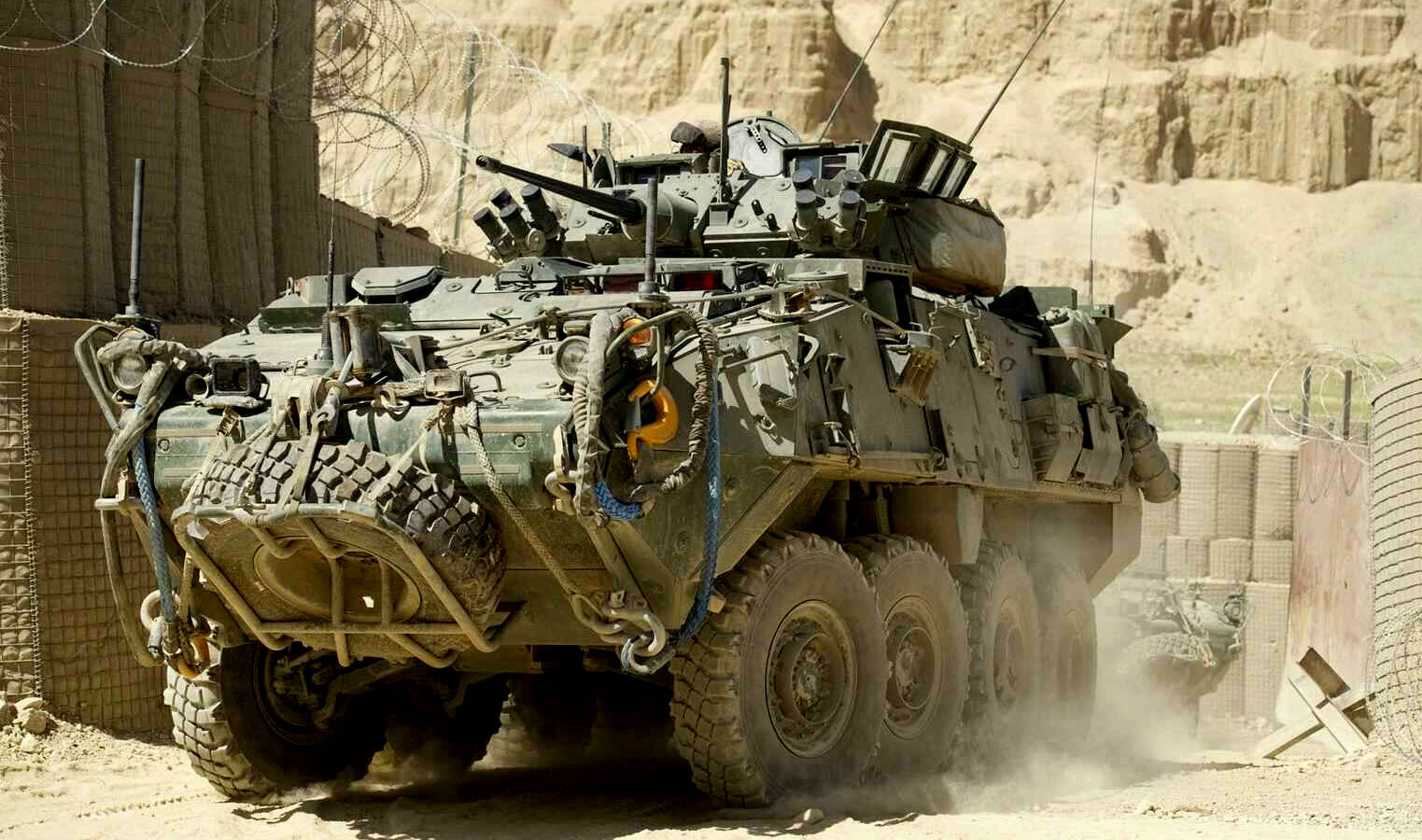 The LAV III armoured vehicle (AV) is the latest in the Generation III Light Armoured Vehicle (LAV) series of armoured cars built by General Dynamics Land Systems, and is the primary mechanized infantry vehicle of the Canadian Army.