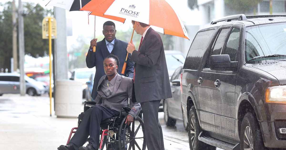 Dontrell Stephens was awarded $23 million Wednesday by a jury which found his civil rights were violated when he was shot by a Florida cop in 2013. (Photo: Mike Stocker, AP)