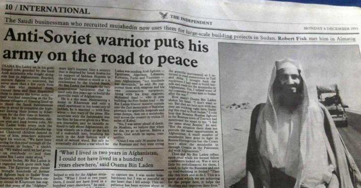 The Independent newspaper ran this story on Osama bin Laden on December 6, 1993.