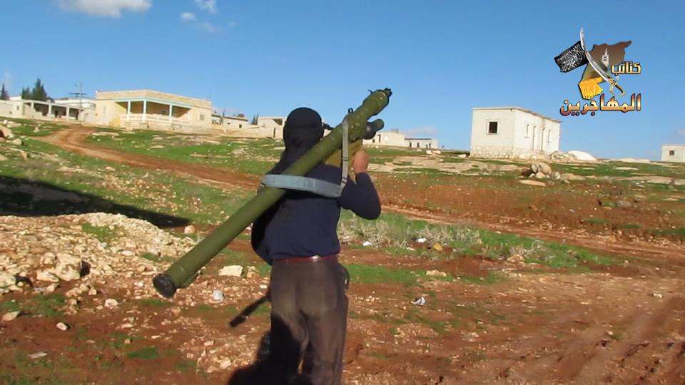 Syrian rebel MANPAD