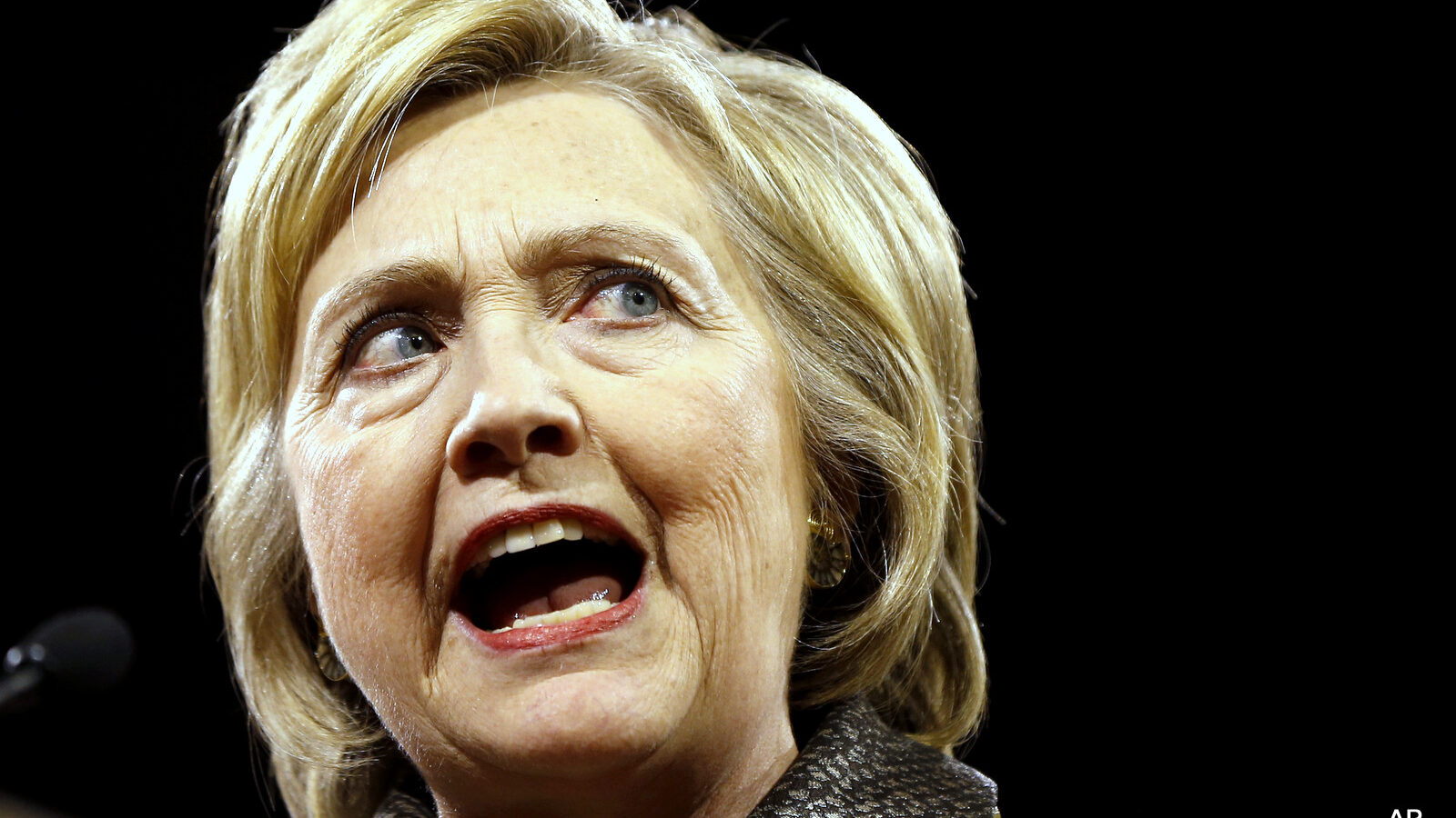 Democratic presidential candidate Hillary Clinton speaks at her presidential primary election night rally, Tuesday, April 26, 2016, in Philadelphia.