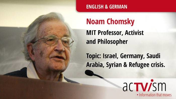 Noam Chomsky: Refugee Crisis A Result Of ‘US & British Invasion Of Iraq’