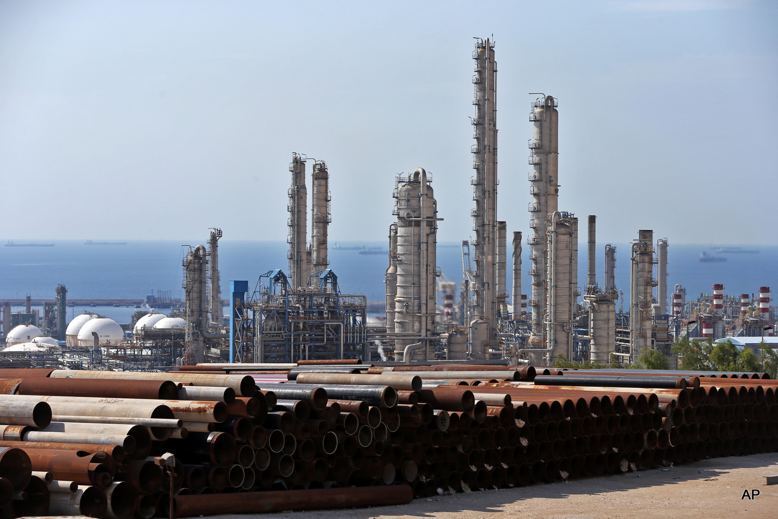 This Nov. 19, 2015 photo shows a general view of a petrochemical complex in the South Pars gas field in Asalouyeh, Iran, on the northern coast of Persian Gulf. Iran's oil Minister Bijan Zanganeh on Tuesday said Iran will host a summit of the world’s major gas producing countries Saturday. The meeting of the Gas Exporting Countries Forum (GECF) will bring major producers such as Russia, Qatar and Algeria to Iran, which itself is the world's third largest producer after the U.S. and Russia.