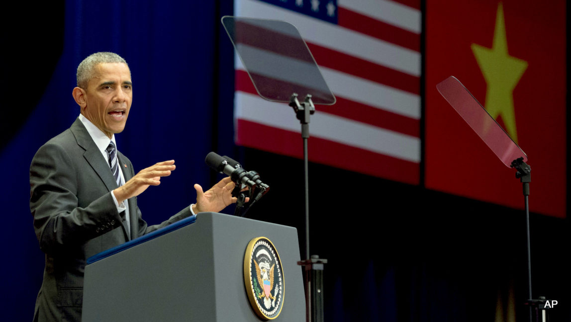 Obama In Vietnam ‘Big Nations Should Not Bully Smaller Ones’