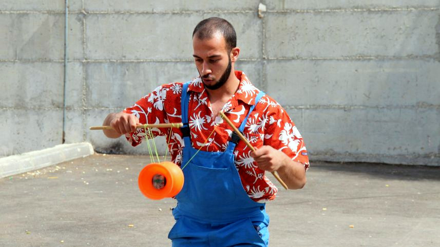 Mohammed Abu Saha, a circus performer and teacher, has been under administrative detention since December 14, 2015.Courtesy read more: http://www.haaretz.com/israel-news/1.724794