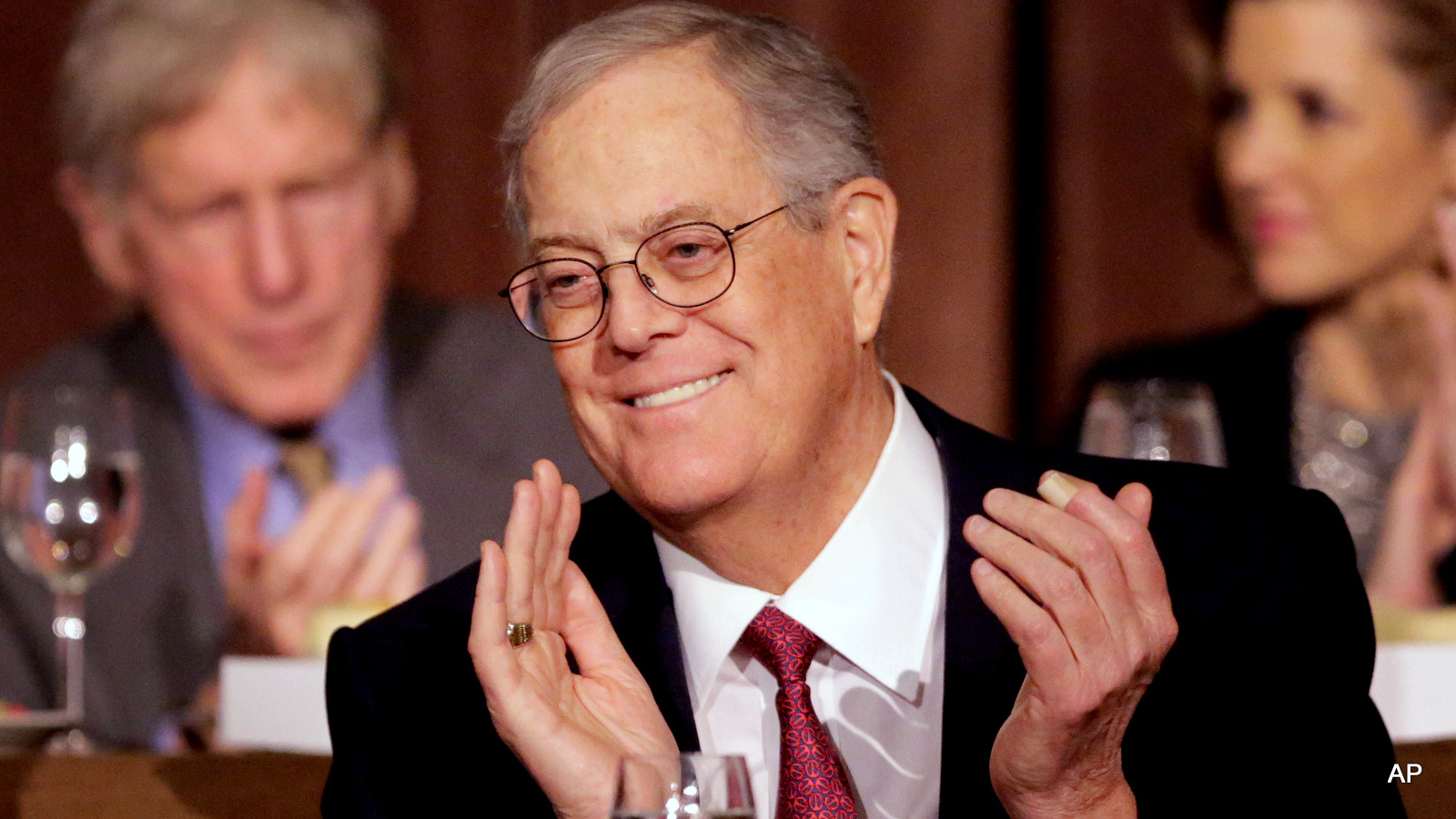 David Koch, Executive Vice President of Koch Industries, Inc., attends The Economic Club of New York, Monday, Dec. 10, 2012.