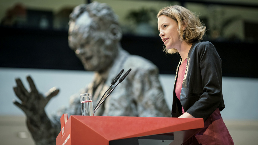 Sarah Harrison acceptance speech for the Willy Brandt Prize for political courage. (Photo: Wikileaks)