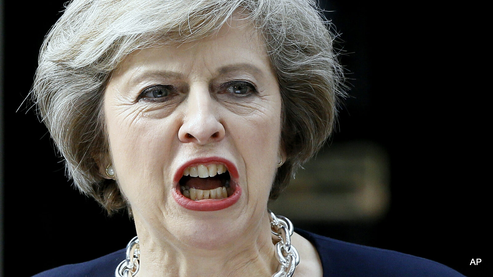 New British Prime Minister Theresa May speaks to the media outside her official residence,10 Downing Street in London, Wednesday July 13, 2016.