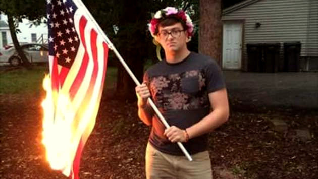 Police Arrest Man ‘For His Own Protection’ After He Burned American Flag