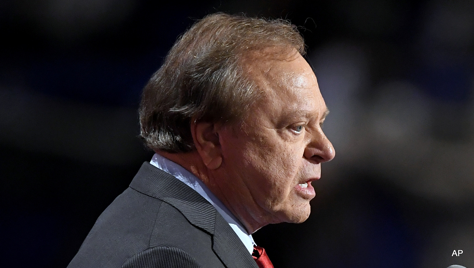 Harold Hamm, CEO of Continental Resources, speaks during the third day of the Republican National Convention in Cleveland, Wednesday, July 20, 2016. (AP Photo/Mark J. Terrill)