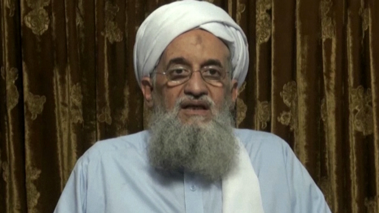 Ayman al-Zawahri, head of al-Qaida, delivers a statement in a video which was seen online by the SITE monitoring group. 