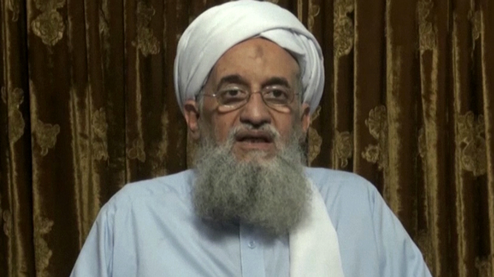 Ayman al-Zawahri, head of al-Qaida, delivers a statement in a video which was seen online by the SITE monitoring group.