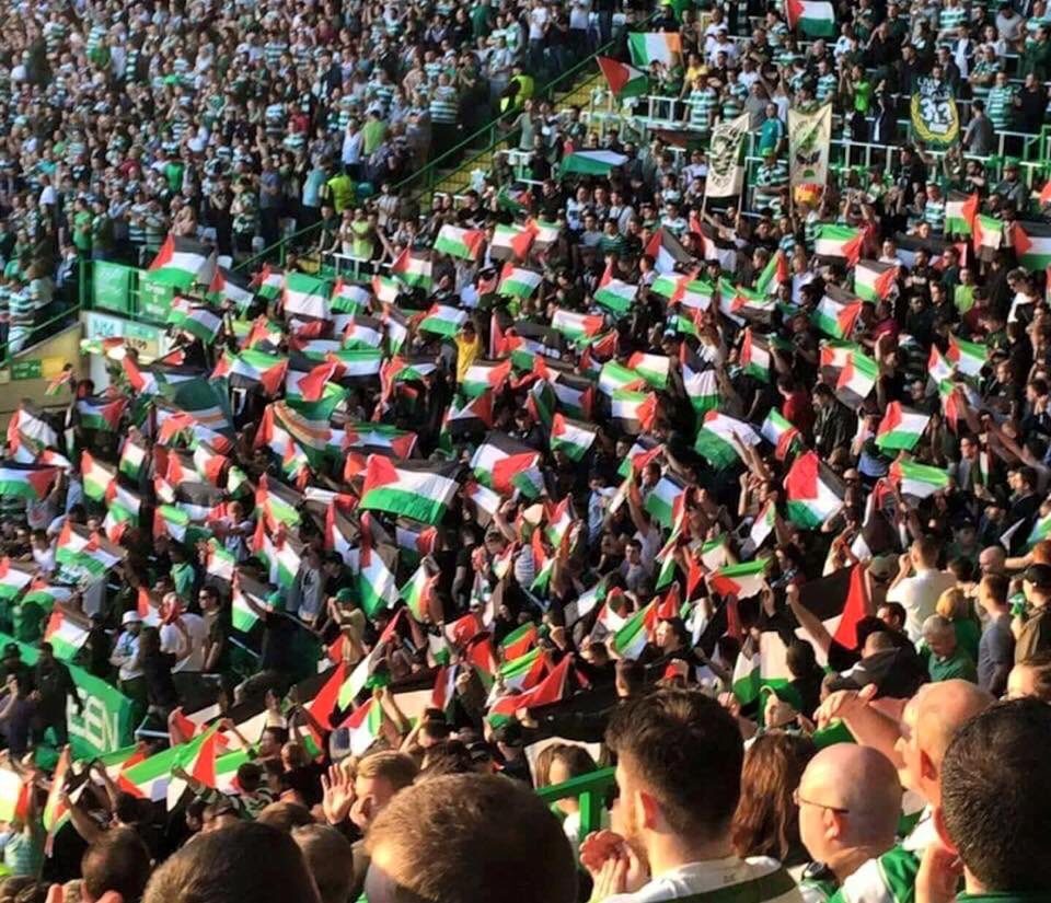 Celtic Soccer Fans Raise Double Amount Needed To Pay UEFA Fine For Displaying Palestinian Flag
