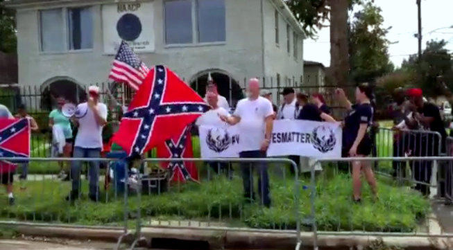 White Supremacists Stage Armed Protest At Houston NAACP