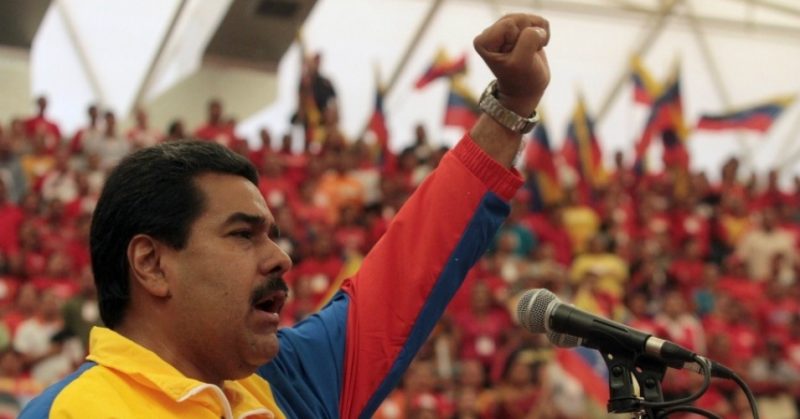 "Venezuela has lived hours of anguish and pain that we can't afford to live again," said Maduro. "In order to maintain and build our freedom and our independence, to not be slaves any more of the Yankee empire." (Photo: Venezuela Ministry of Communication)
