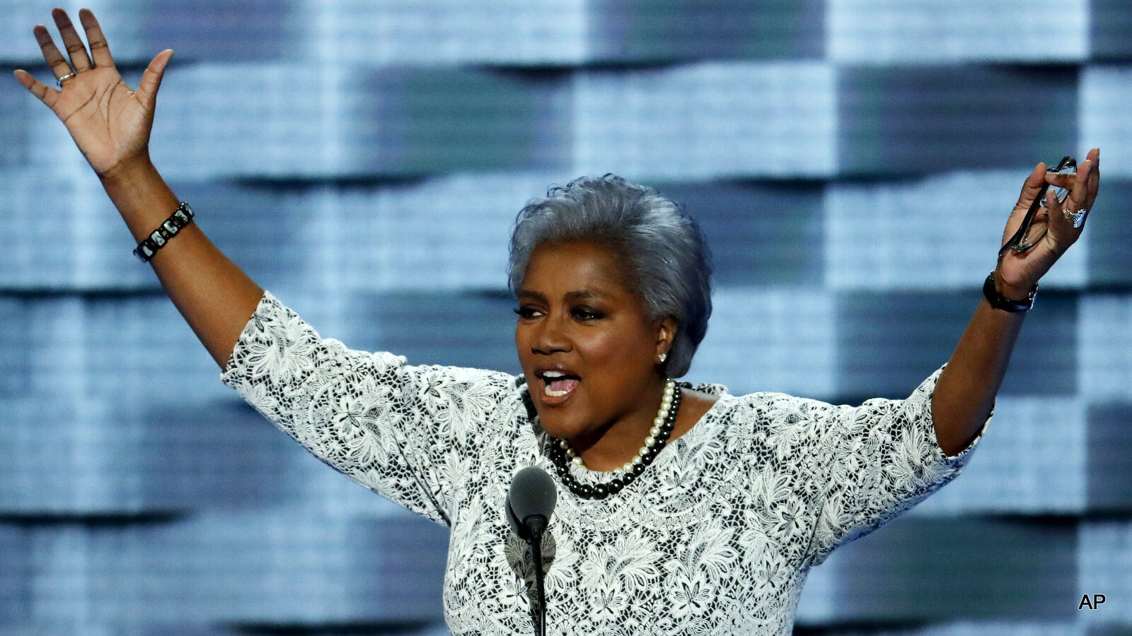 Democratic National Committee Chair Donna Brazile speaks during the second day of the Democratic National Convention in Philadelphia , Tuesday, July 26, 2016.