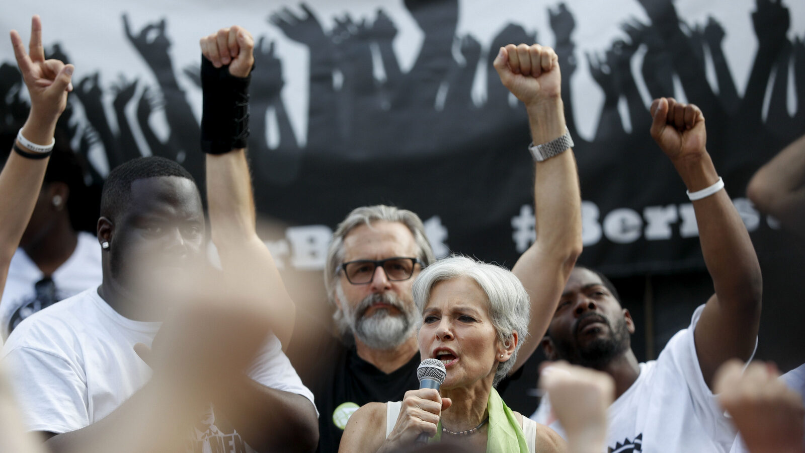 Dr. Jill Stein, Green Party presidential nominee, speaks at a rally in Philadelphia, Wednesday, July 27, 2016.