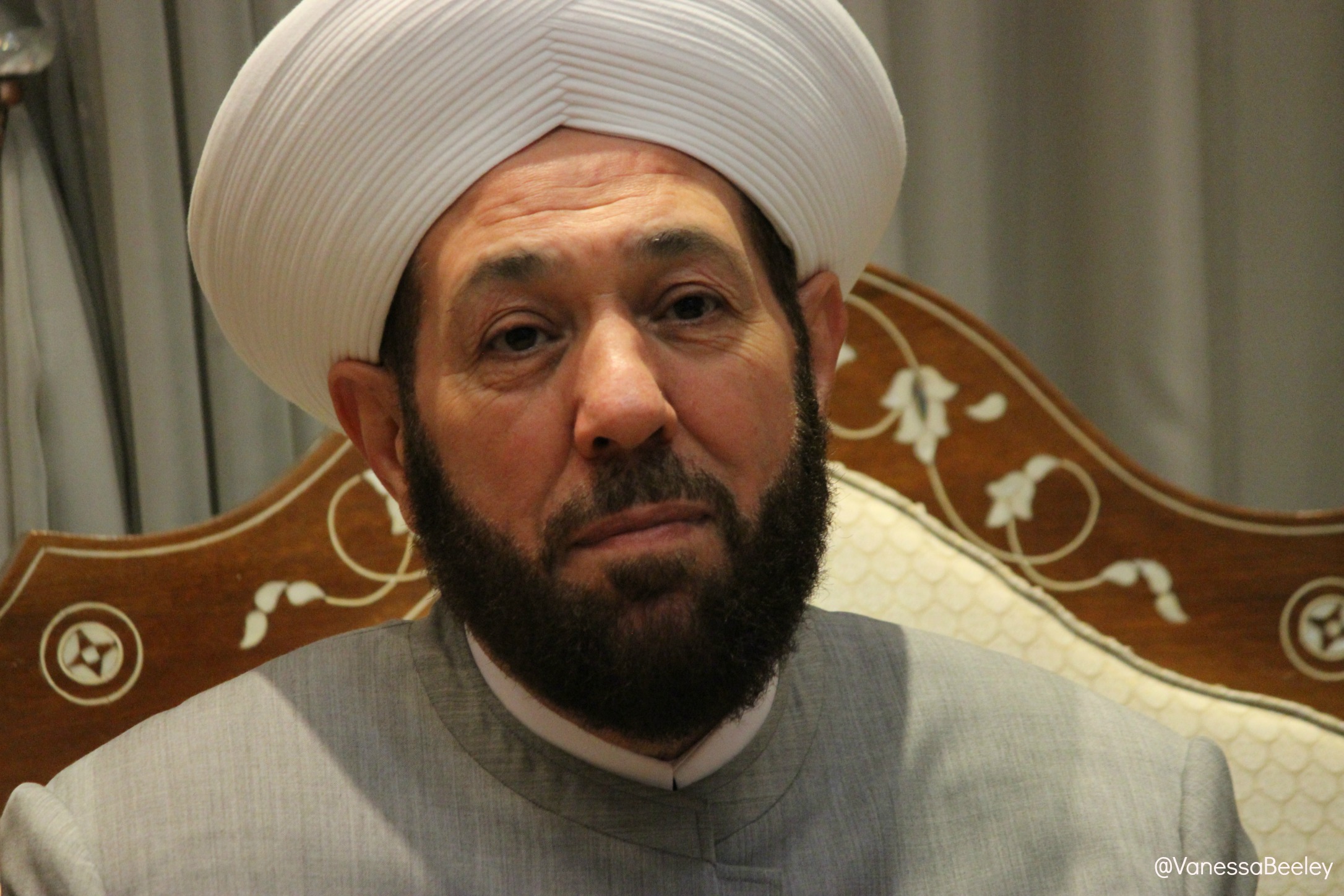 Grand Mufti Ahmad Badreddin Hassoun. (Photo by Vanessa Beeley)
