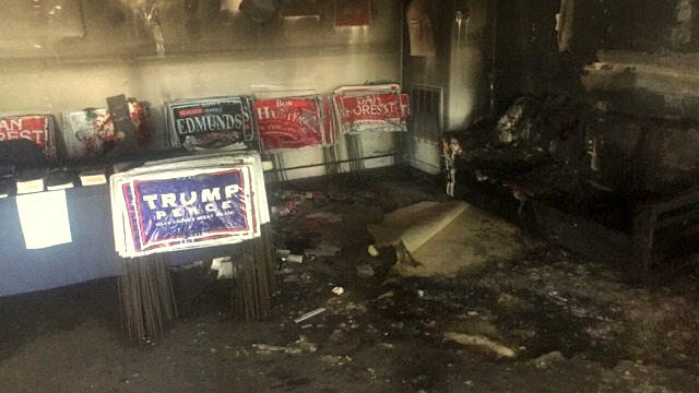 North Carolina GOP Headquarters Firebombed