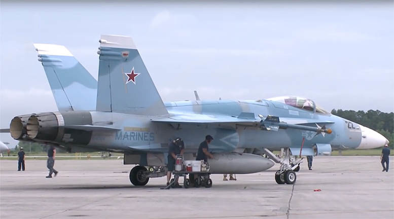 Air Force Caught Repainting Several Jets To Appear Russian