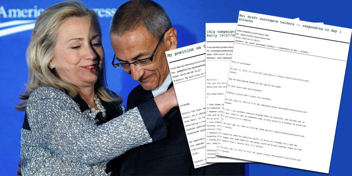Podesta Emails Part 24: Wikileaks Releases Another 2,620 Emails; Total Is Now 39,511