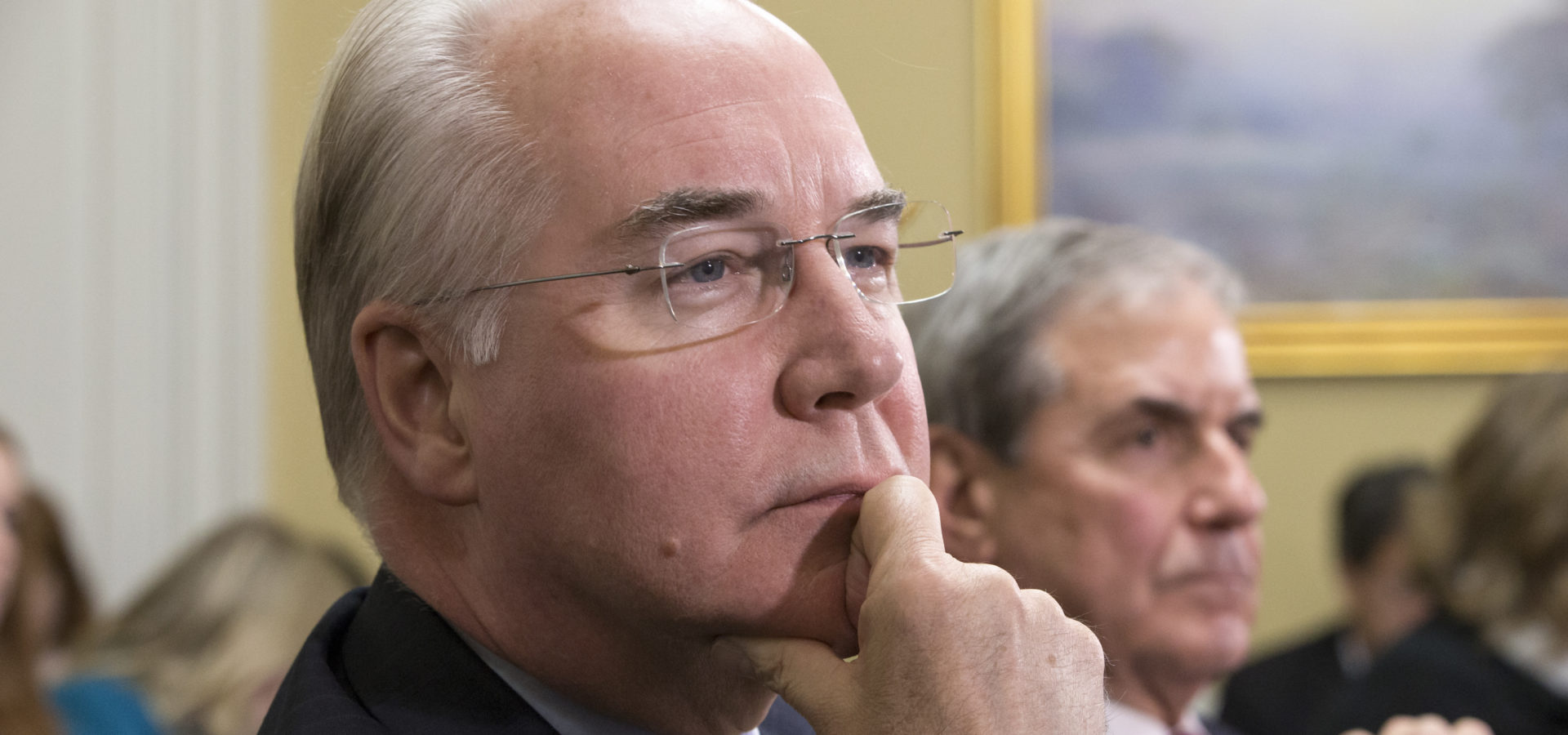 Rep. Tom Price, R-Ga., chairman of the House Budget Committee appears before the Rules Committee on Capitol Hill in Washington. Republicans hope that as Trump's choice to run the Department of Health and Human Services, Price will preside over the dismantlement of President Barack Obama's signature health care law. (AP Photo/J. Scott Applewhite, File)