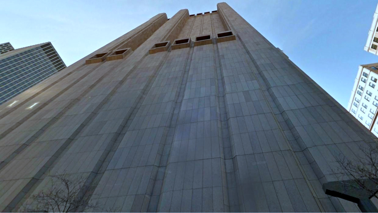 The AT&T Long Lines Building houses an international telephone exchange - but does it also contain something more? (Google Street View)