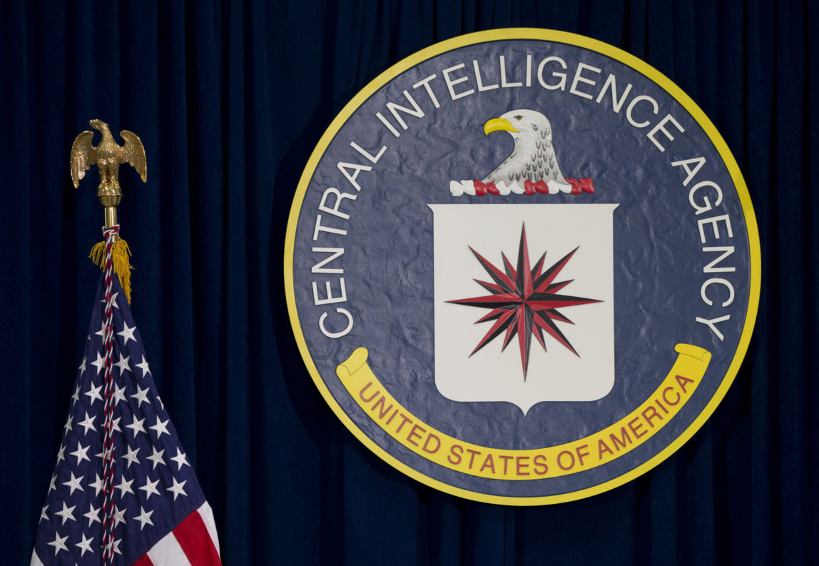 The seal of the Central Intelligence Agency at CIA headquarters in Langley, Va. (AP/Carolyn Kaster)