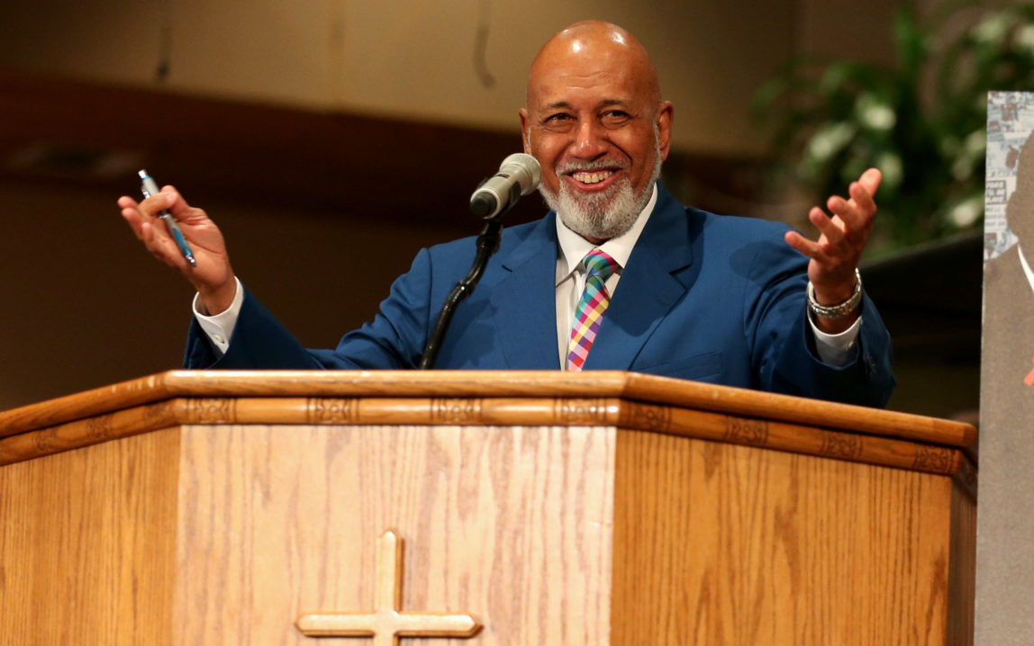 US Congressman Alcee Hastings speaks at a town hall discussion on Wednesday, April 23, 2014 in Ft. Lauderdale Fl. (Tom DiPace/AP)