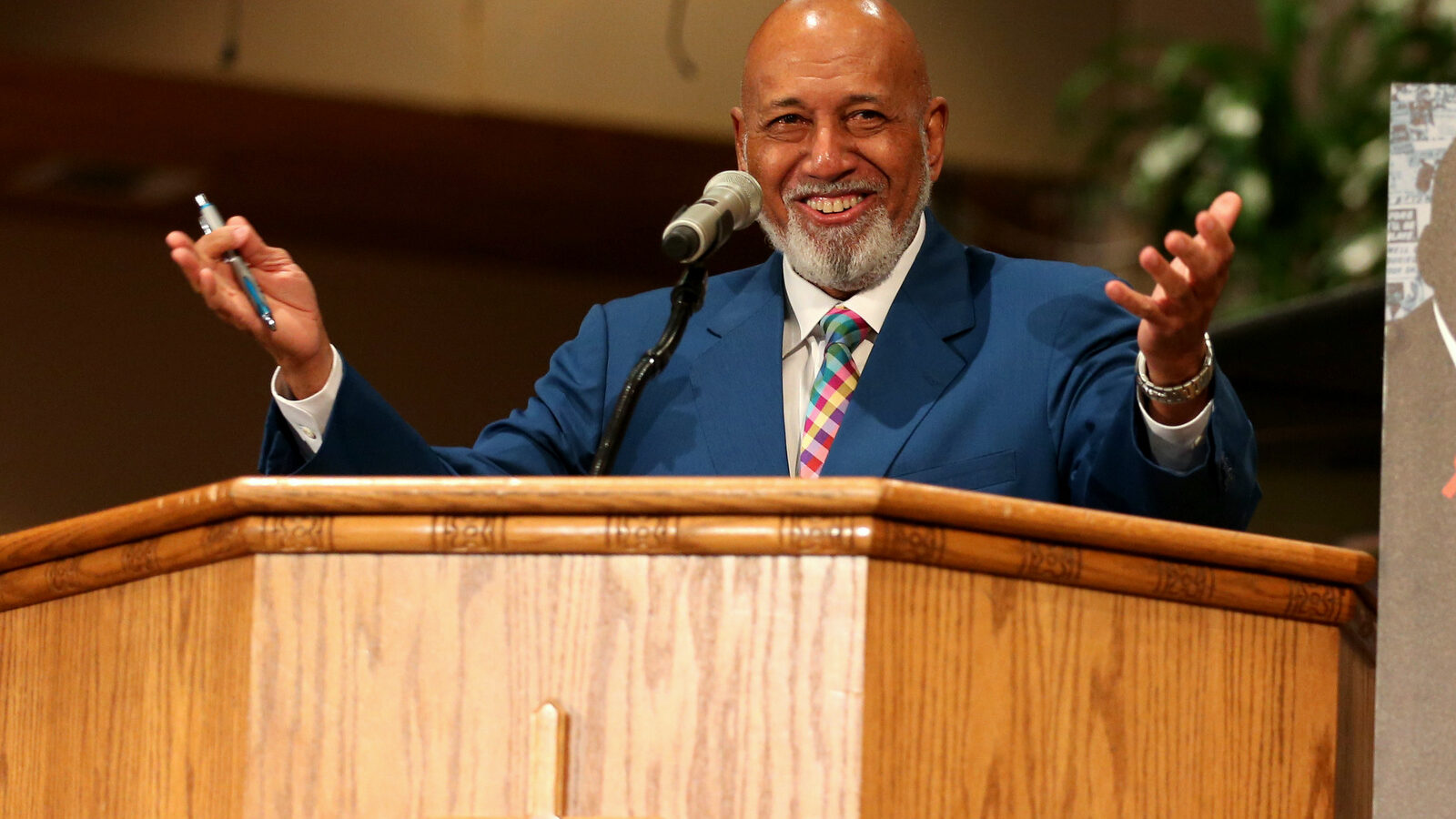 US Congressman Alcee Hastings speaks at a town hall discussion on Wednesday, April 23, 2014 in Ft. Lauderdale Fl. (Tom DiPace/AP)