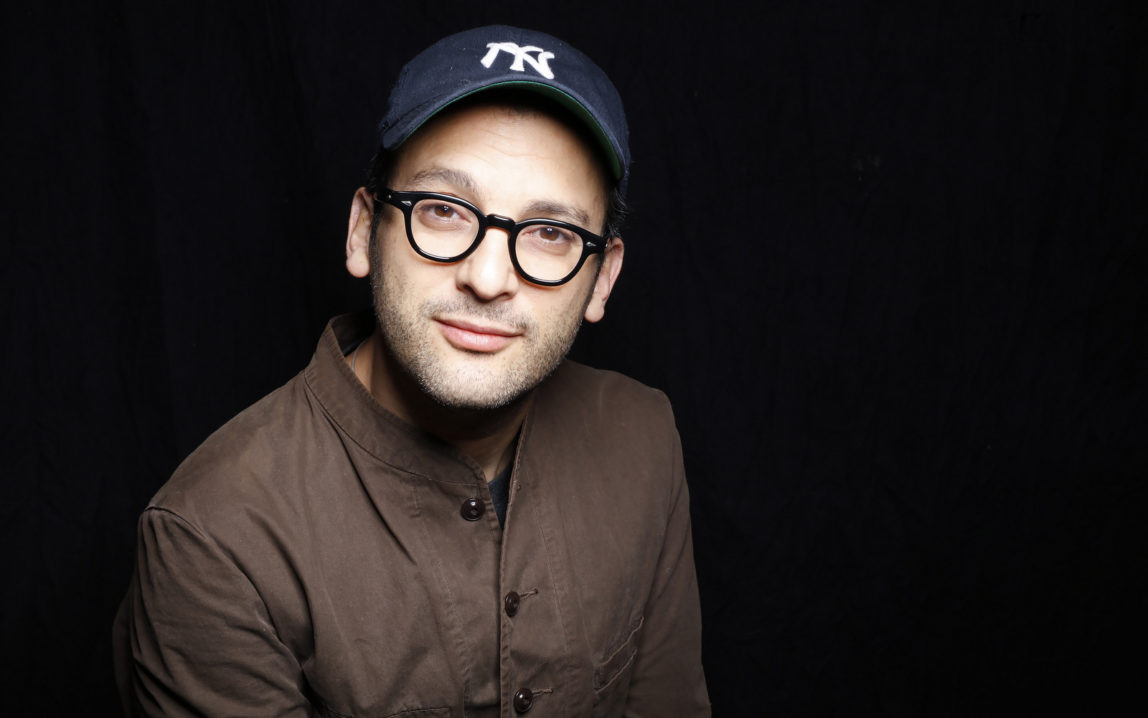 Flimmaker Josh Fox poses for a portrait to promote the film, "How to Let Go of the World and Love All the Things Climate Can't Change", during the Sundance Film Festival on Tuesday, Jan. 26, 2016 in Park City, Utah. (Photo by Matt Sayles/Invision/AP)