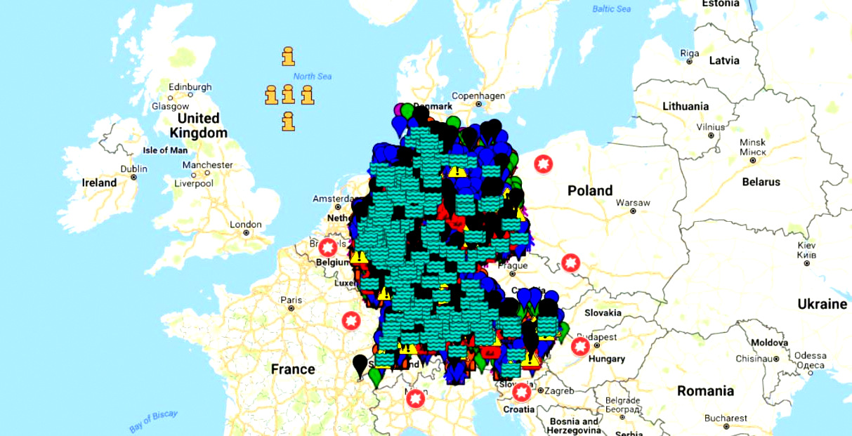 Migrant Crime In Germany Map Misleading anonymously produced map of migrant crime sparks hate.